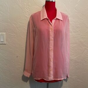 See Through Long Sleeve Polo